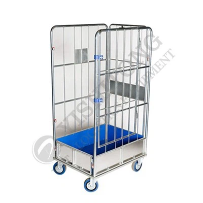 Carucior comercial metalic de spalat rufe